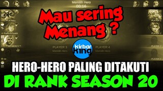 Mau Cepet Naik Rank? Inilah LIST HERO META/TERKUAT Season 20 - Mobile Legends