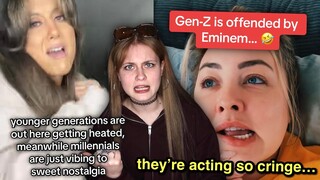 Millennials on TikTok Won't Shut Up About Eminem "Triggering" Gen-Z