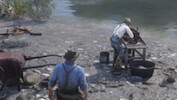 Gold panning? Looks pretty good.