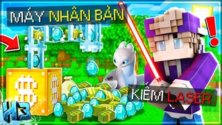 MINECRAFT SIÊU RỒNG - Tập 2 | H3 Chế Tạo MÁY NHÂN BẢN KIM CƯƠNG Cùng NoobTeam và KIẾM LASER VIP NHẤT