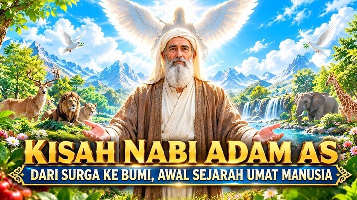 Kisah Nabi Adam AS‼️Awal Mula Sejarah Manusia - Part 1