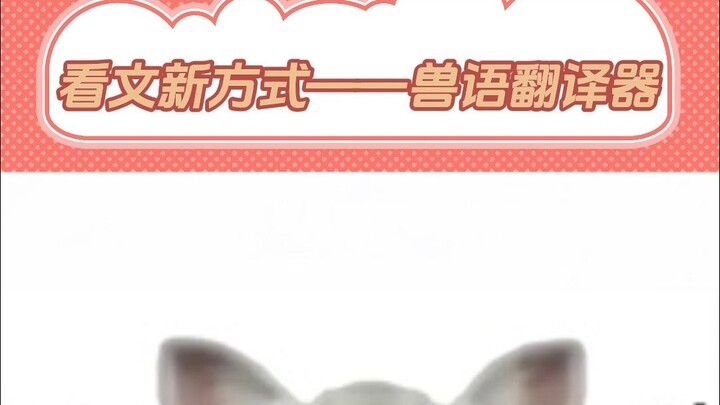 Gì? Đọc tiểu thuyết bằng trình dịch tiếng thú!