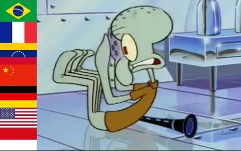 海绵宝宝——章鱼哥如何用24种语言说"未来"