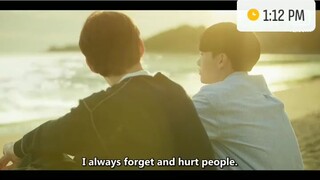 Kissing scene in Korean BL series "blueming" engsub