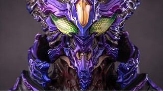 Buat 1/3 patung Kamen Rider Ooo Dinosaur dengan tangan tanpa bergantung pada pencetakan 3D