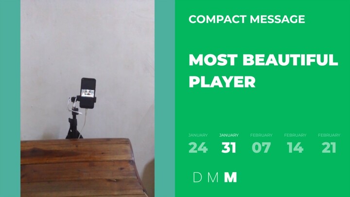 DMM: Most Beautiful Player - January 31, 2026 - Compact Message - 2nd Airez Special