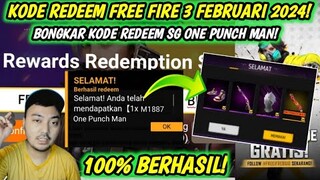 KODE REDEEM FREE FIRE TERBARU 3 FEBRUARI 2024 HARI INI - KODE REDEEM FF TERBARU 3 FEBRUARI 2024