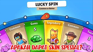 SIAPA YANG HARI INI DAPAT SKIN SPESIAL DARI SPIN GRATIS DI STUMBLE GUYS? STUMBLE GUYS