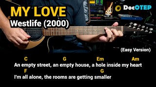My Love - Westlife (2000) Easy Guitar Chords Tutorial with Lyrics Part 1 REELS