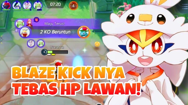 BLAZE KICK CINDERACE TEBAS HP LAWAN! - Pokemon Unite