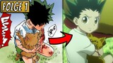 ALLE 25 Manga vs Anime Unterschiede in FOLGE 1 von Hunter X Hunter!
