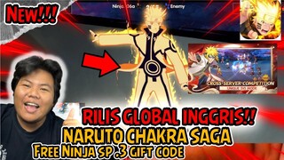 YOO!!AKHIRNYA GAME NARUTO ULTINYA KEREN UDAH RILIS GLOBAL BHS INGGRIS 3 GIFT CODE DIKASIH NINJA SP