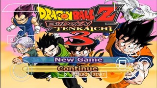 DBZ Budokai Tenkaichi 3 TTT MOD PPSSPP ISO For Android DOWNLOAD