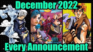 Every JoJo December 2022 Announcement - JoJo Magazine, ASBR DLC, New Short Stories