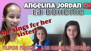 Angelina Jordan sings for her sister - La Boheme || Filipina reacts 🇵🇭