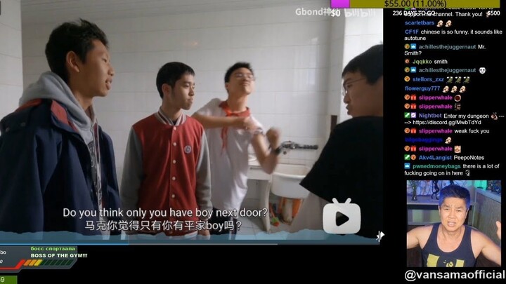 แวน ดาร์กโฮล์ม ชมการบุกห้องน้ำชายที่ถ่ายโดยแฟนคลับชาวจีน