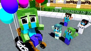 Monster School : Baby Zombie Sky - Sad Story - Minecraft Animation