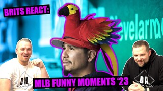 British Reactions: Funniest MLB Moments of 2023 | First Time Watching | Baseball Reaction | React