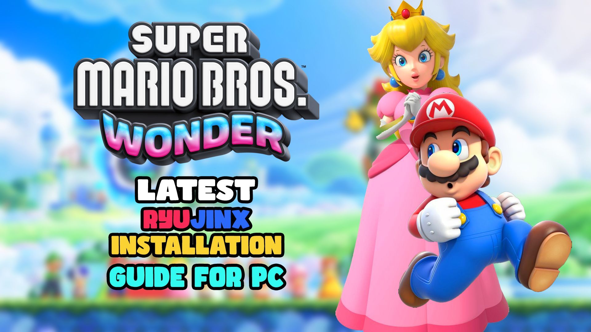Super Mario Wonder is (already) playable on PC through Ryujinx