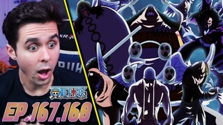 "HOW UPPERYARD CAME TO BE" One Piece Ep.167,168 Live Reaction!