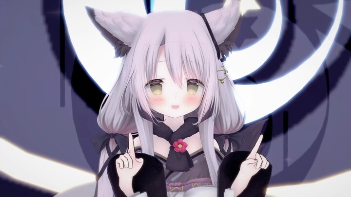 The cute white jade nine-tailed fox ~ [Nine-tailed Watcher/MMD]