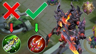 Thamuz Best Build 2020 | Top 1 Global Thamuz Build / Thamuz Mobile Legends Insane Life Steal!