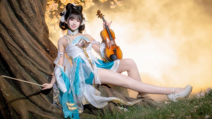 When Chinese traditional dance meets violin! I meet you again in the season of falling flowers~