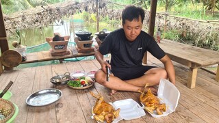 Cuộc sống hiện tại của Bin Béo. Cơm trưa nướng gà giao khách - Bin Đen Miền Tây # 104