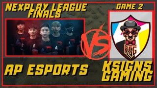 BAGONG NXP EVOS UMABOT NG FINALS | AP ESPORTS VS KSIGNS GAMING | GAME 2