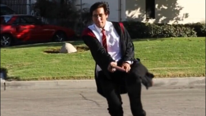 They rejected my application to Hogwarts but I still found a way #Magic