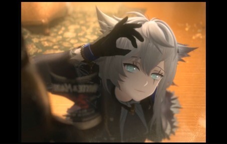 优雅小白狼