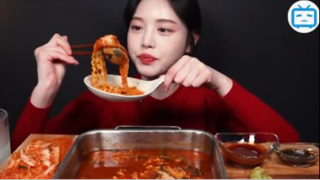 Jjambbong ramyeon Mukbang Asmr #amthuc