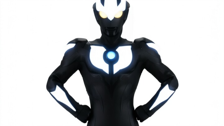 Ganti warna kostum Ultraman generasi baru yang bisa menyala menjadi putih, sementara yang lainnya di