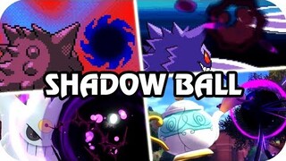 Evolution of Pokémon Moves - SHADOW BALL (1999 - 2019)