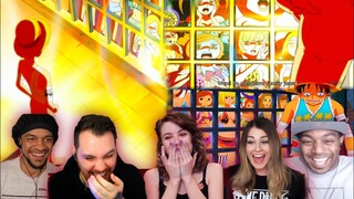 Luffy's Family Jewels Reaction Mashup! ワン ピース エピソード 409 反応マッシュアップ | One Piece Anime
