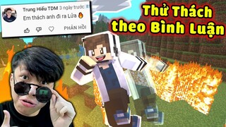 Vinh Đi Ra Lửa 🔥 Minecraft FAN THỬ THÁCH THÌ VinhMC SẼ LÀM || LÀM NHỮNG CÁI SIÊU KHÓ XEM THẾ NÀO??