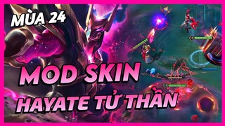 Mod Skin Hayate Tử Thần Vũ Trụ Mùa 24 Mới Nhất Full Hiệu Ứng Không Lỗi Mạng | Yugi Gaming