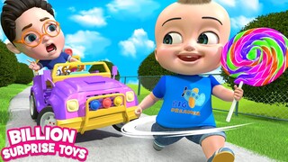 Johny dan Dolly sebagai Penunggang Es Krim🍦🚘 Lagu Anak | BST Kids Bahasa Indonesia