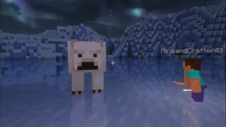 ماينكرافت: ماذا لو كانت أحجام الكائنات في اللعبة صحيحة؟