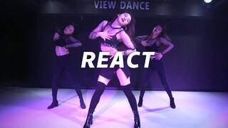 真的心动了，苗苗性感cover《REACT》 【口袋舞蹈】