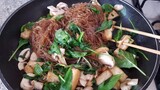 ผัดวุ้นเส้นเจง่ายๆ Stir Fried Glass Noodles with Vegetables (Vegen Foog)
