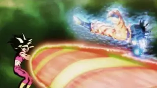 Goku use ultra instinct for the second time to defeat kelfa (English Dub)