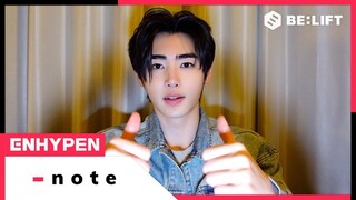 [ENGSUB][-note] 240620 SUNGHOON - ENHYPEN (엔하이픈)