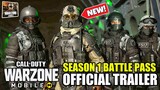 Warzone Mobile Season 1 Battle Pass Official Trailer & Characters || Warzone Mobile News & Leaks