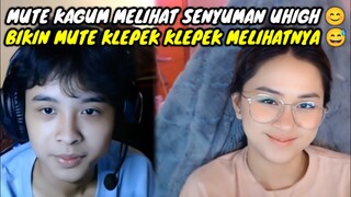 MUTE KAGUM MELIHAT SENYUMAN UHIGH || BIKIN MUTE KLEPEK KLEPEK !!!