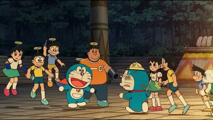 Doraemon ,  Pho Tượng Thần Khổng Lồ