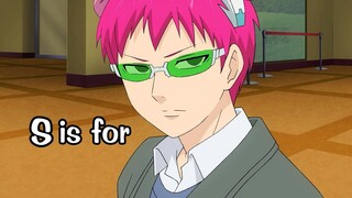 Learn the alphabet with Saiki k