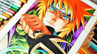 Drawing EPIC!!!! Minato Namikaze NARUTO shippuden (วาดการ์ตูน)