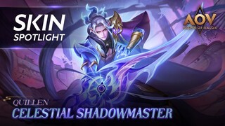 Quillen Celestial Shadowmaster Skin Spotlight - Garena AOV (Arena of Valor)