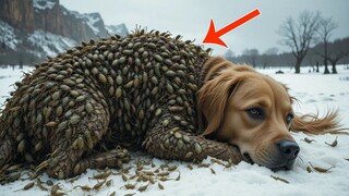 Rescue Team Saves Injured Dog from Barnacles & Parasites!